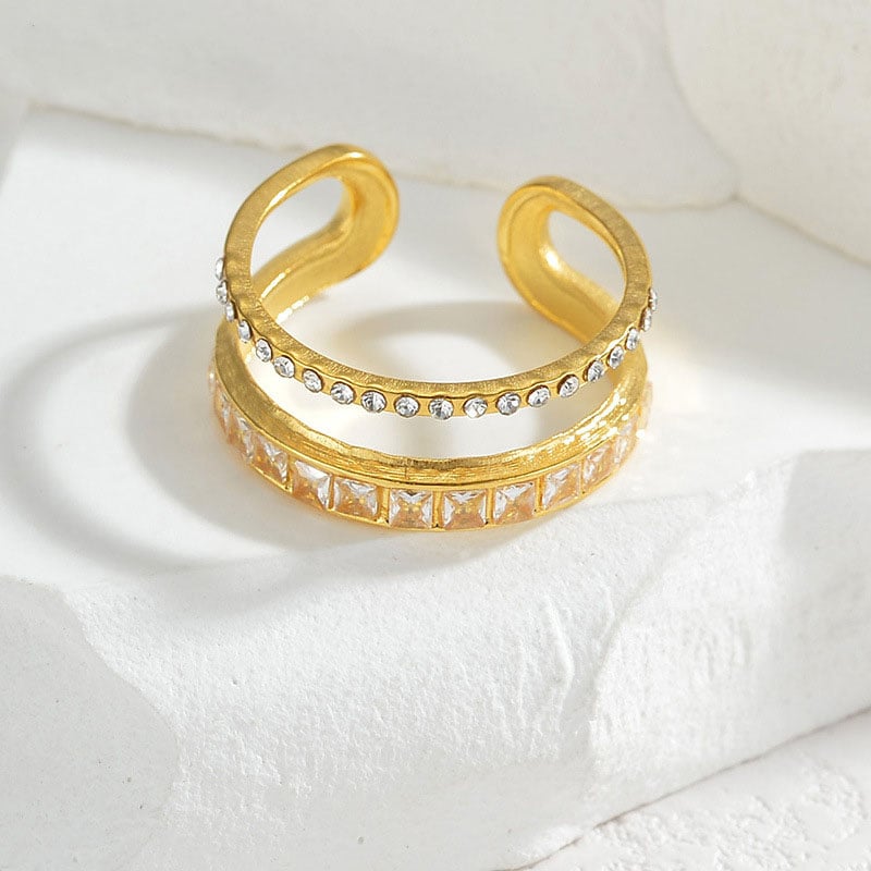 Bracelet simple en acier inoxydable pour femme, couleur unie, 1 pièce Image3
