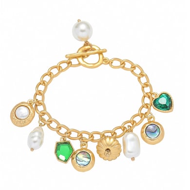 1 Stück Luxuriöse Serie Retro Herz Legierung Damen Charm Armbänder h5 Bild6
