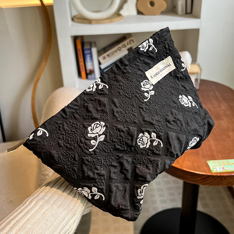 1 Stück Romantische Serie Natürliche Blume Polyester Damentaschen Bild5