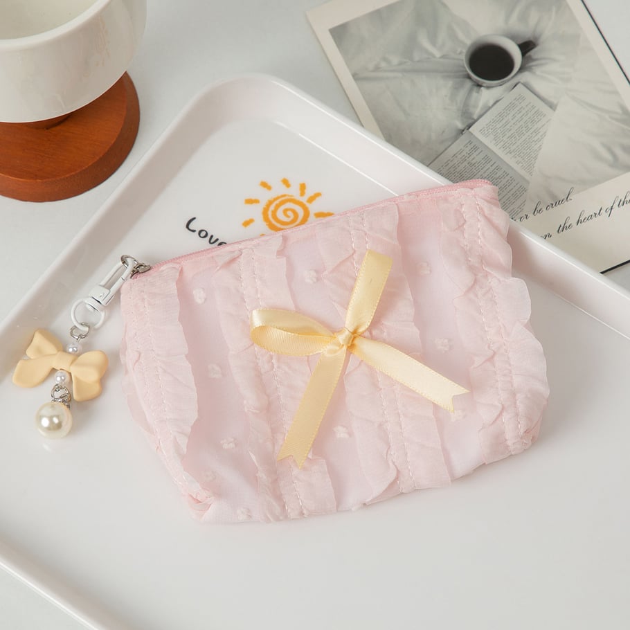 1 Paar Damentaschen aus Polyester mit süßer Schleife und Knoten in der Romantischen Serie Bild6