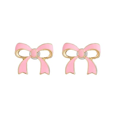 1 Pair Designable Series Elegant Heart Shape Gold Color Alloy Chic Women's Stud Earrings h5 Picture5