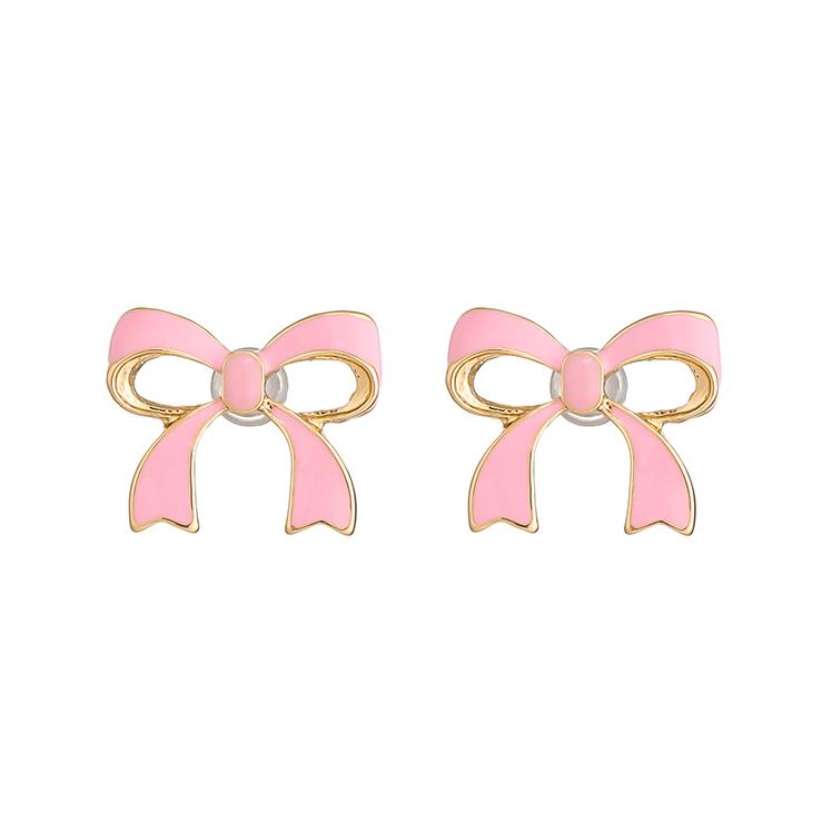 1 Pair Designable Series Elegant Heart Shape Gold Color Alloy Chic Women's Stud Earrings Picture5
