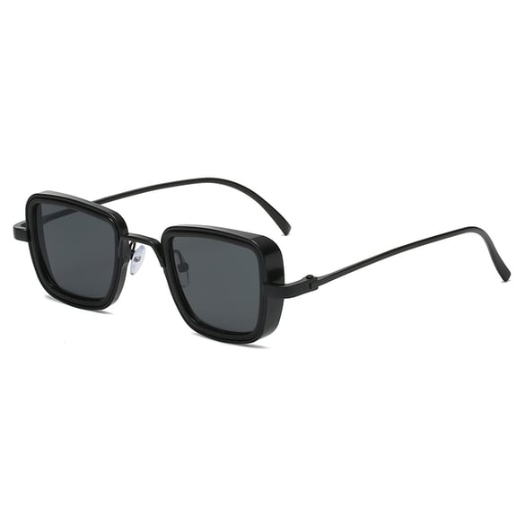 1 Pair Fashionable Series Chic Lightweight Alloy Gold Color Anti-glare Unisex Sunglasses