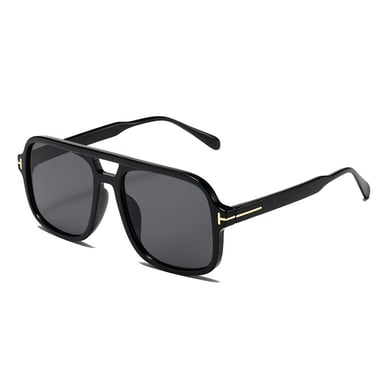 1 Paar Simple Series Alltags-Sonnenbrille aus einfarbigem Kunststoff für Damen h5 Bild6