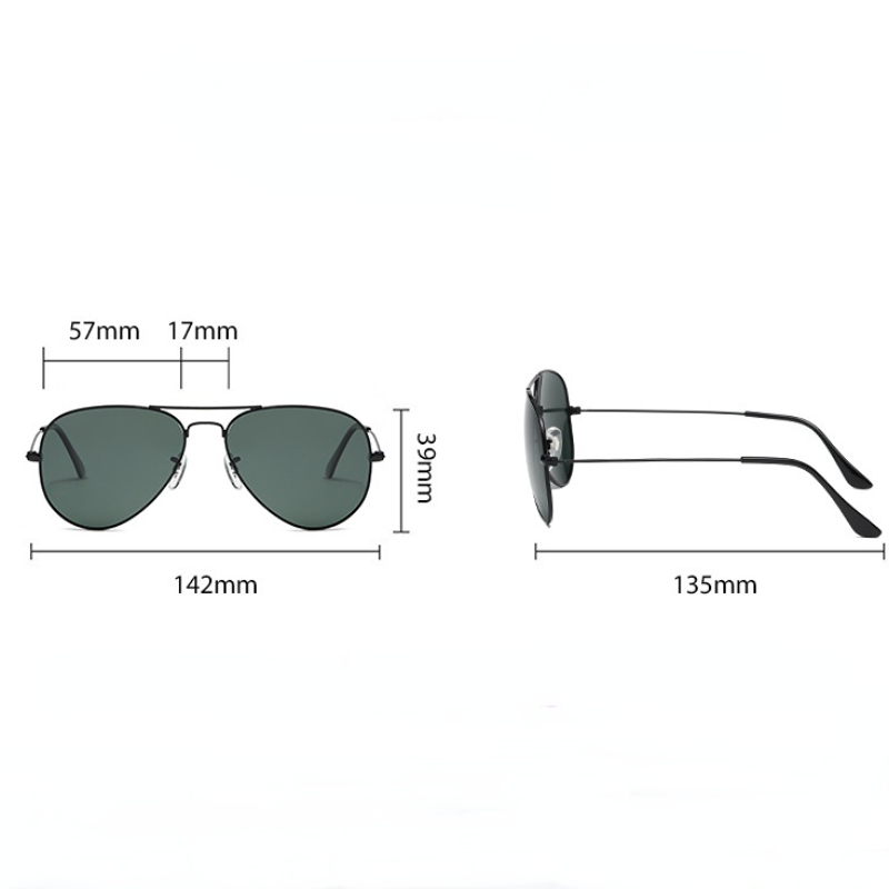 1 Pair Simple Series Daily Solid Color Alloy Women Sunglasses h5Picture7