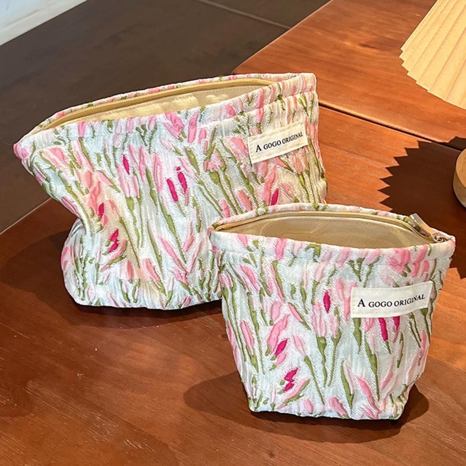1 Stück Romantische Serie Natürliche Pflanzen Polyester Damentaschen Bild5