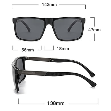1 par de gafas de sol unisex de aleación con diseño de patchwork diario de serie simple h5 Imagen12