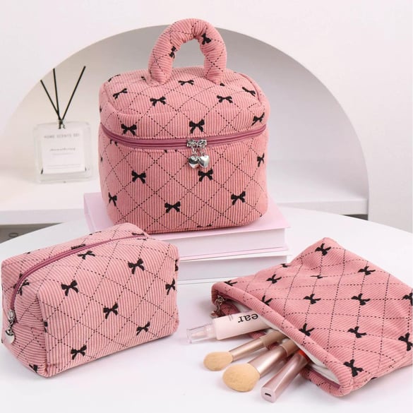 1 paire de sacs pour femme en coton avec nœud papillon, série luxueuse 2
