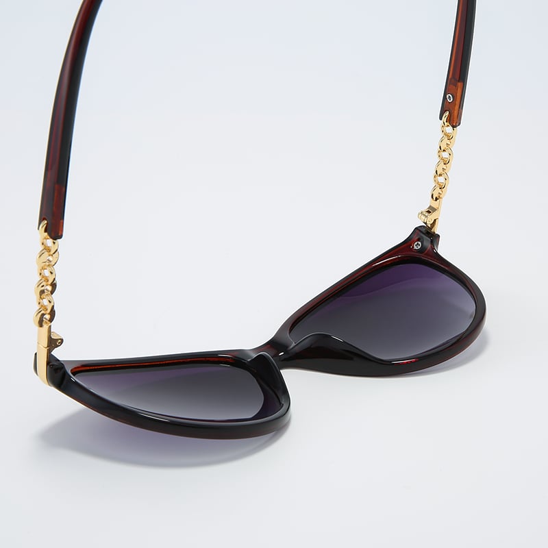 1 Pair Romantic Series Daily Semicircular Patchwork Durable Women's Sunglasses Picture9