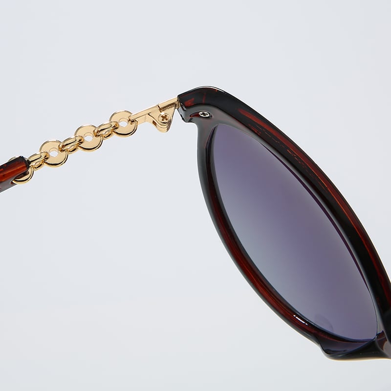 1 Pair Romantic Series Daily Semicircular Patchwork Durable Women's Sunglasses Picture8
