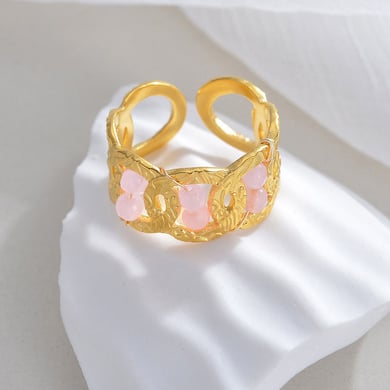 Bracelet pour femme en acier inoxydable, série simple, motif géométrique, 1 pièce h5 Image3