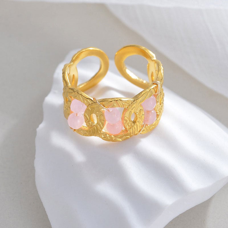 Bracelet pour femme en acier inoxydable, série simple, motif géométrique, 1 pièce Image3