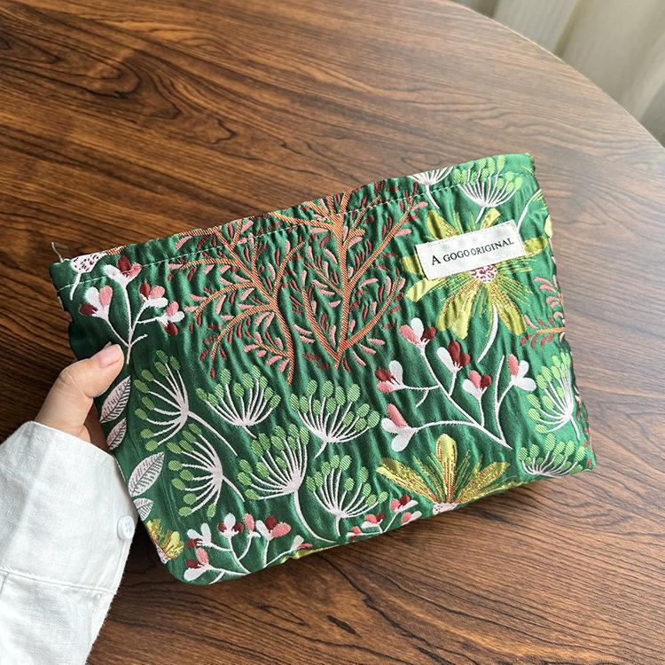1 Stück Luxuriöse Serie Retro Flower Polyester Damentaschen Bild6
