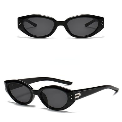 1 Stück Simple Series Retro Volltonfarbe Kunststoff Damen Sonnenbrille h5 Bild8