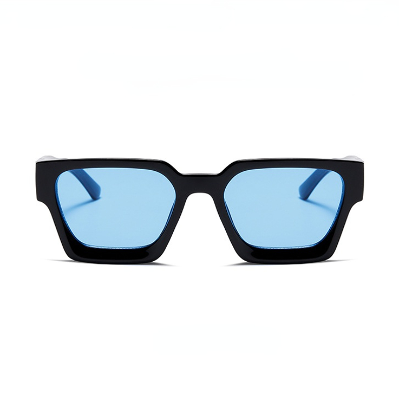 1 Pair Wide Brimmed Stylish Versatile Leopard Print Patchwork Women's Sunglasses h5Picture7
