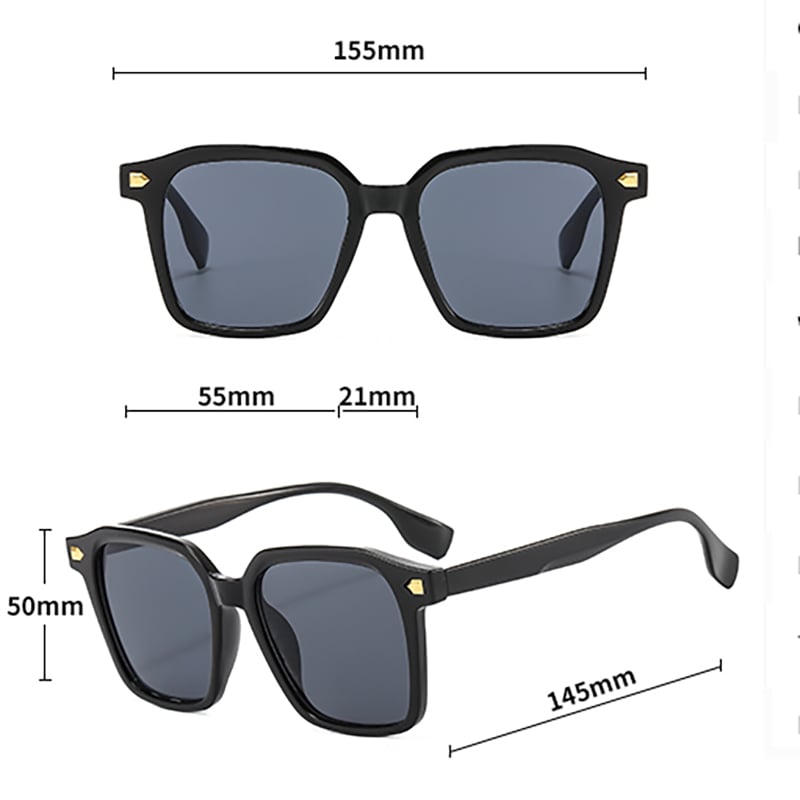 1 Piece Ethnic Series Casual Patchwork Plastic Unisex Sunglasses Picture10