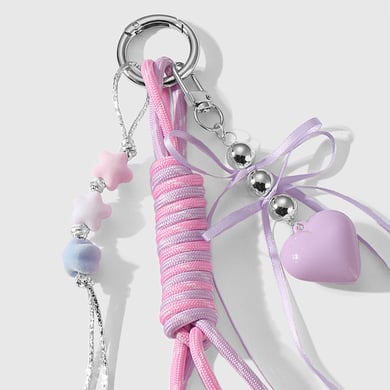 1 Stück Romantische Serie Sweet Heart Alloy Damen Taschenanhänger h5 Bild5