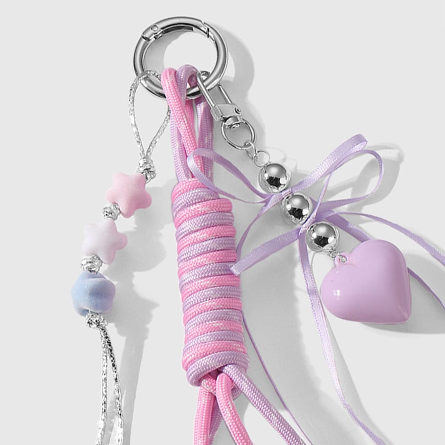 1 Stück Romantische Serie Sweet Heart Alloy Damen Taschenanhänger Bild5