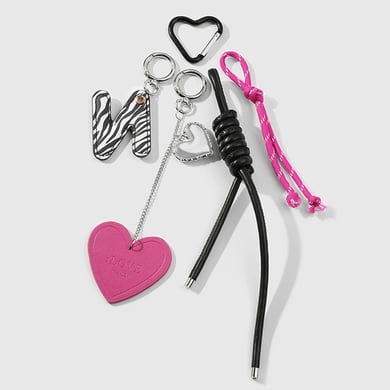 1 Piece Romantic Series Sweet Heart Alloy Women's Bag Charms h5 Picture6