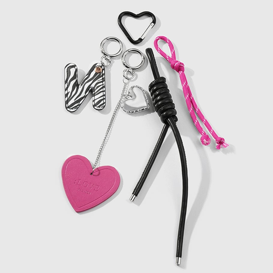 1 Piece Romantic Series Sweet Heart Alloy Women's Bag Charms Picture6