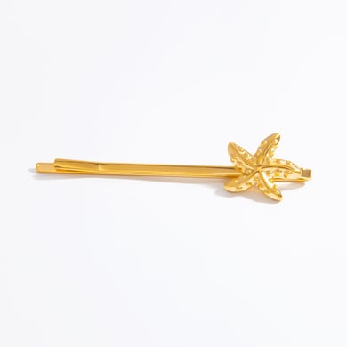 1 Piece Gorgeous Series All-match Vacation Conch Stainless Steel Gold Color Women's Hair Clips h5 Picture11