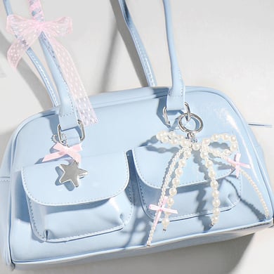 1 Piece Romantic Series Sweet Bow Knot Alloy Women's Bag Charms h5 Picture4
