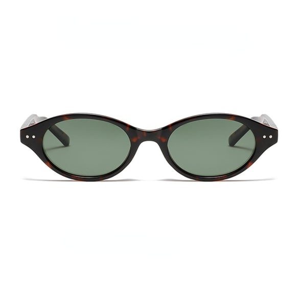 1 Pair of Simple and Elegant Leopard - Print Patchwork Women's Sunglasses 2