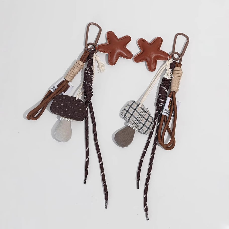 1 Piece Retro Style Leather Five-pointed Star Women's Bag Charms Picture6