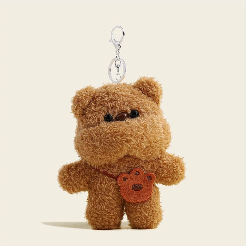 1 Piece Adorable Series Cute Downy Bear Rayon Women's Bag Charms Picture6