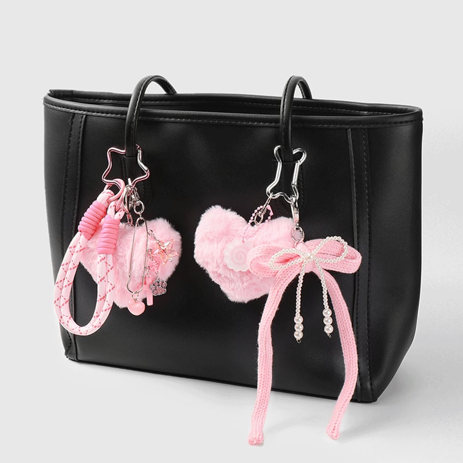 1 Stück Romantische Serie Sweet Heart Alloy Damen Taschenanhänger Bild3