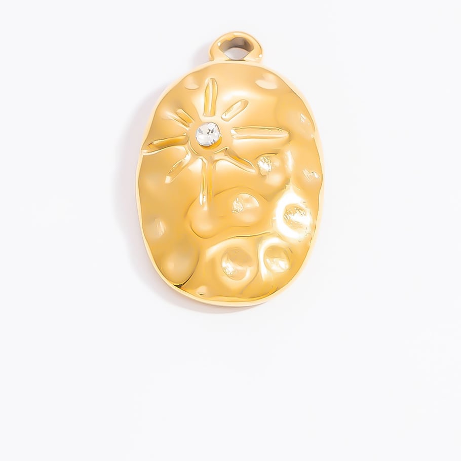 1 pieza de colgante de tortuga de vacaciones de acero inoxidable color dorado para mujer de la serie romántica Imagen10