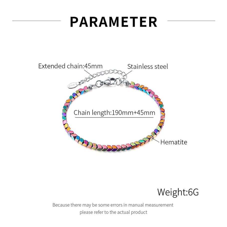 Colorful Beads Stainless Steel Men's Layered Necklaces h5Picture7