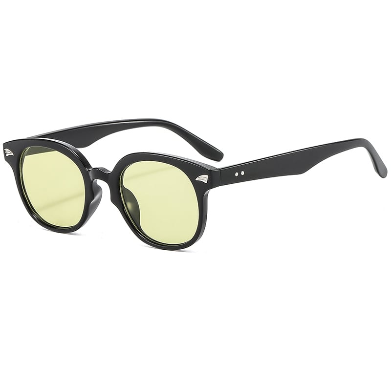 1 Piece Simple Series Natural Patchwork Plastic Unisex Sunglasses Picture6