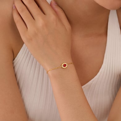 1 Piece Stylish Series Daily Oval Shape Stainless Steel Gold Color Women's Chain Bracelets h5 Picture7