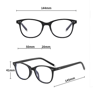 1 Pair Simple  casual daily blue-light-blocking  Unisex glasses h5 Picture11