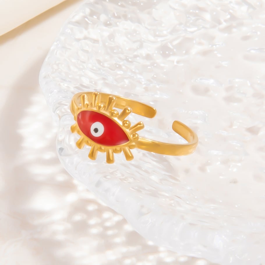 1 Stück Romantische Serie Süßes Tier Edelstahl Gold Farbe Damen Verstellbare Ringe Bild7
