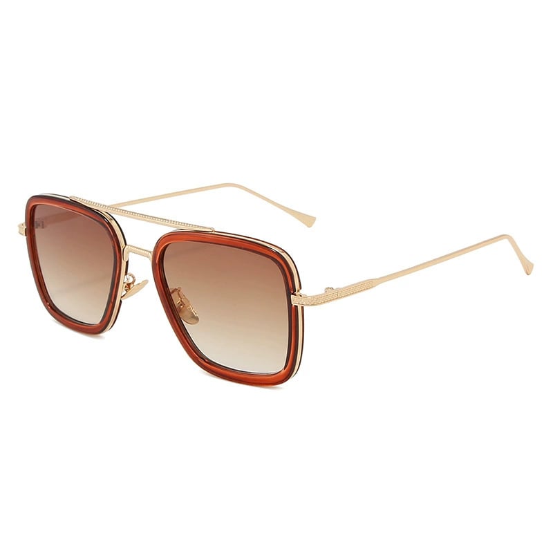 1 Piece Simple Series Retro Solid Color Alloy Women's Sunglasses Picture5