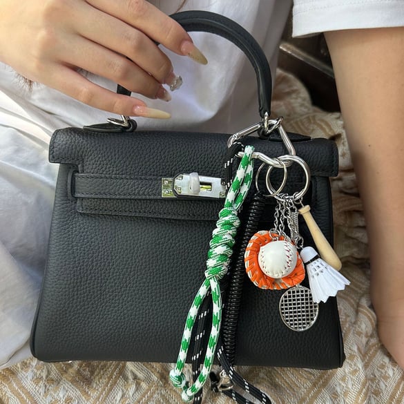 1 Piece Simple Series Sports Geometric PU Women's Bag Charms