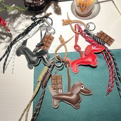 1 Piece Simple Series Daily Animal PU Women's Bag Charms h5 Picture8