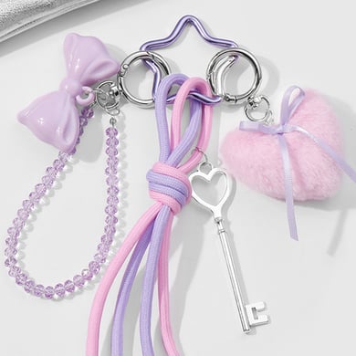 1 Piece Romantic Series Sweet Heart Alloy Women's Bag Charms h5 Picture5
