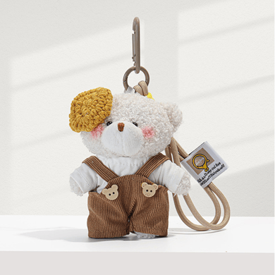 1 Piece Adorable Series Sweet Artist Bear Exquisite Rayon Women's Bag Charms h5 Picture4
