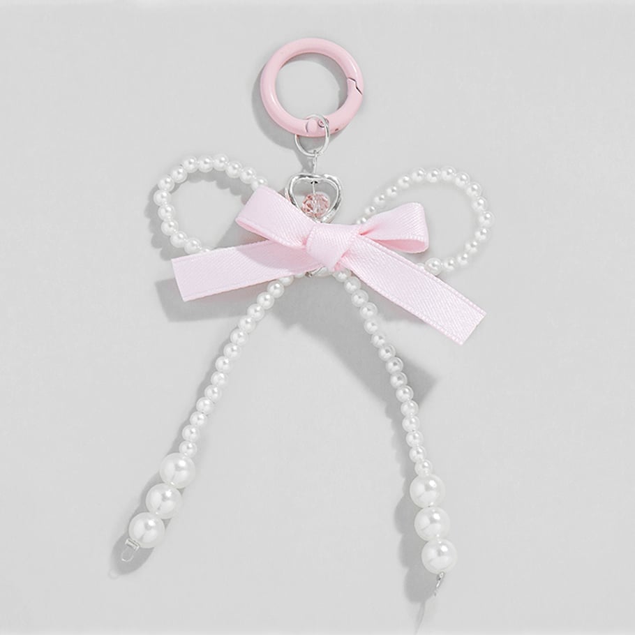 1 Stück Romantische Serie Süße Schleife Knoten Legierung Damen Tasche Charms h5Bild9