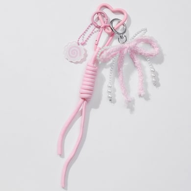 1 Piece Romantic Series Sweet Bow Knot Alloy Women's Bag Charms h5 Picture5