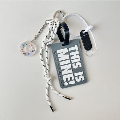 1 Piece Sport Series White Color Women's Bag Charms h5 Picture5
