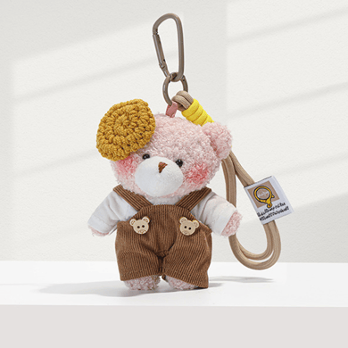 1 Piece Adorable Series Sweet Artist Bear Exquisite Rayon Women's Bag Charms h5 Picture6