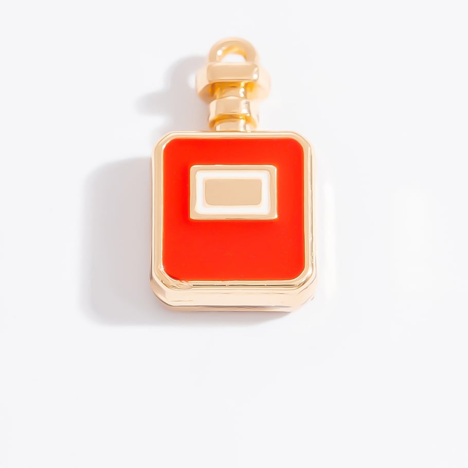 1 Piece Romantic Series Daily Charming Plant Colorful Alloy Gold Color Women's Pendants Picture8