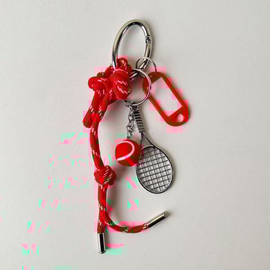 1 Piece Sport Series Red Color Women's Bag Charms h5 Picture3