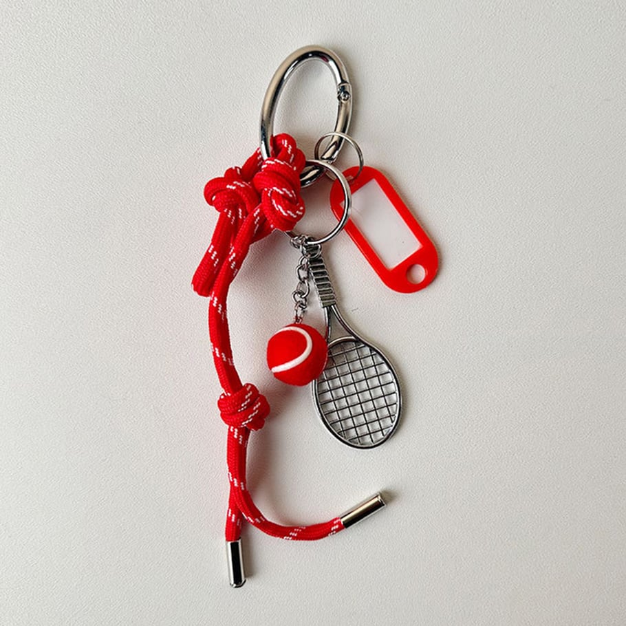 1 Piece Sport Series Red Color Women's Bag Charms Picture3