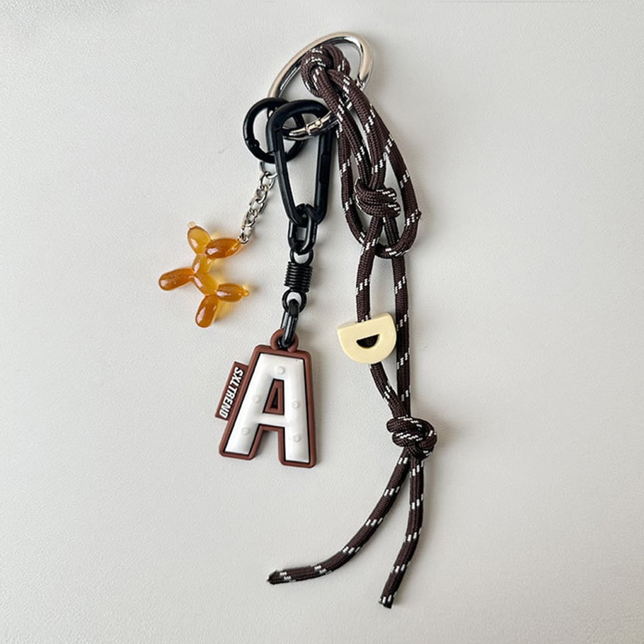 1 Piece Sport Series Brown Color Women's Bag Charms Picture4