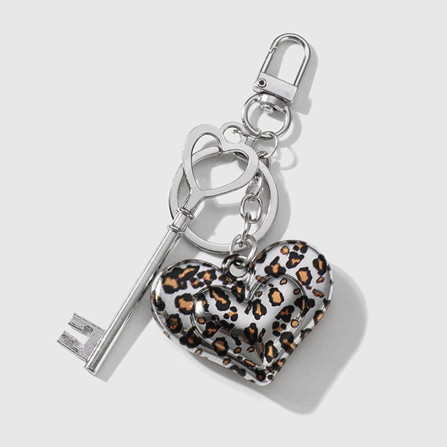 1 Piece Simple Series Retro Leopard Print CCB Women's Bag Charms Picture6